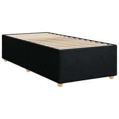Bed Frame without Mattress Single Fabric Black 3FT Single