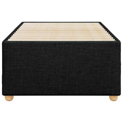 Bed Frame without Mattress Single Fabric Black 3FT Single