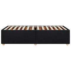 Bed Frame without Mattress Single Fabric Black 3FT Single