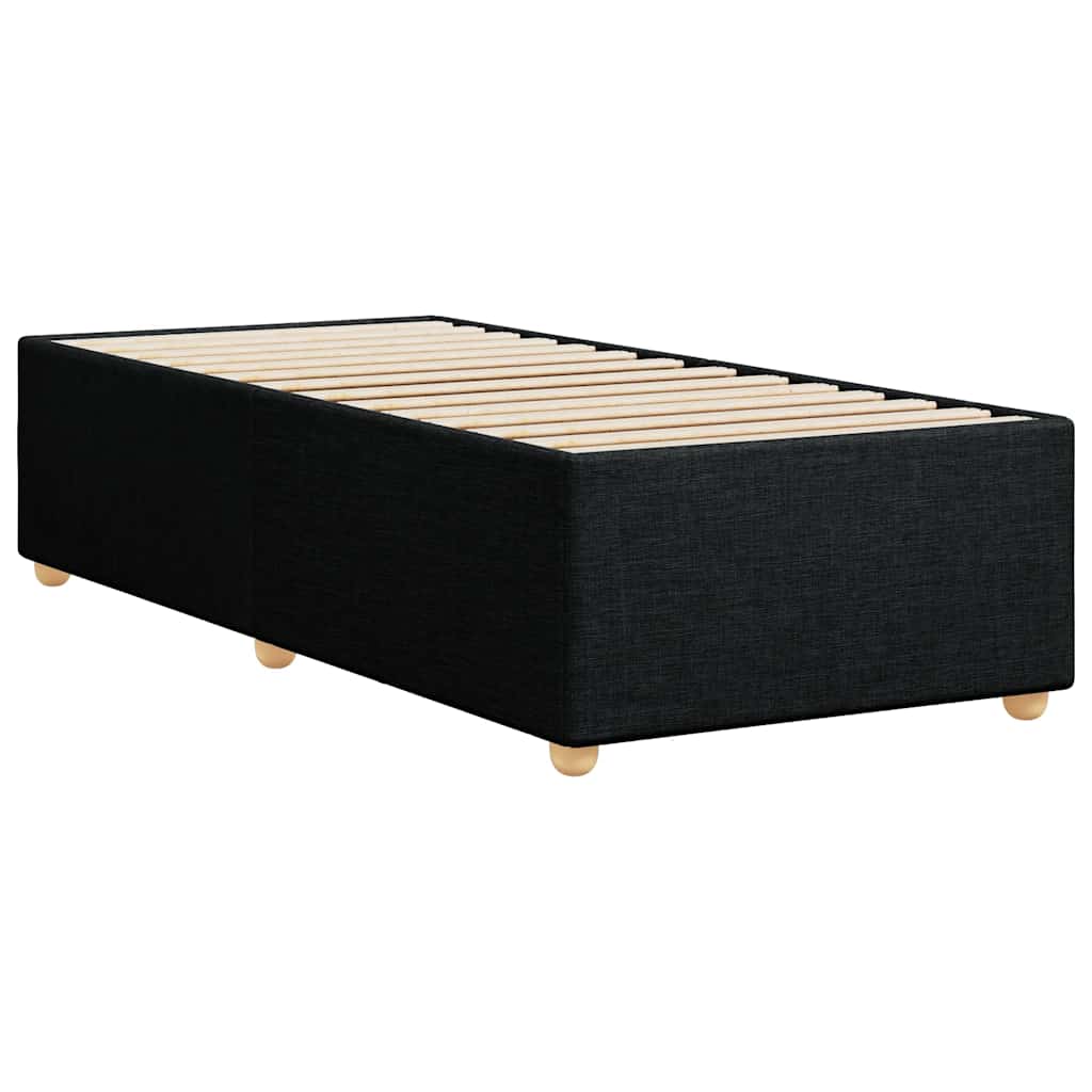 Bed Frame without Mattress Single Fabric Black 3FT Single
