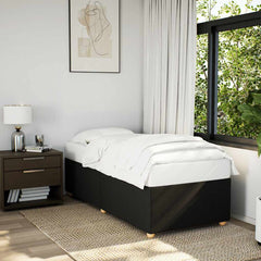 Bed Frame without Mattress Single Fabric Black 3FT Single
