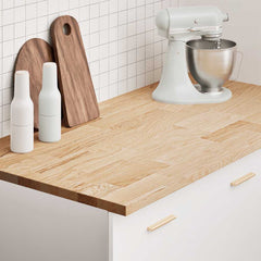 Kitchen Worktop 40x63,5x4 cm Solid Wood Oak Rectangular 120 cm 2.7 cm