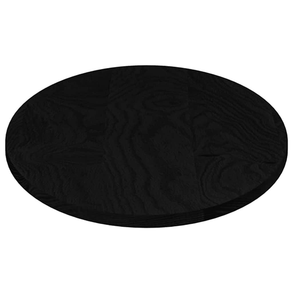 vidaXL Table Top Dark Brown 100x50x2 cm Solid Wood Oak Oval 6