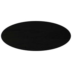 vidaXL Table Top Dark Brown 140x60x2 cm Solid Wood Oak Oval 2