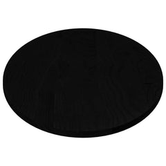 vidaXL Table Top Dark Brown 140x60x2 cm Solid Wood Oak Oval 6