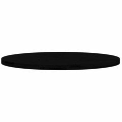 vidaXL Table Top Dark Brown 100x50x4 cm Solid Wood Oak Oval 5