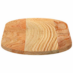 vidaXL Table Top Light Brown 80x40x2 cm Solid Wood Oak Oval 6