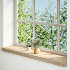 vidaXL Window Sills 2 pcs Untreated 100x20x2 cm Solid Wood Oak 2