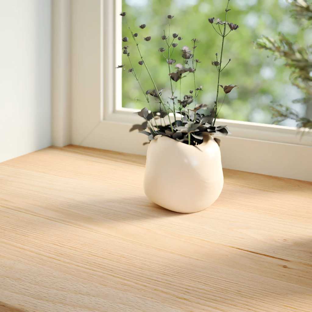vidaXL Window Sills 2 pcs Untreated 80x30x2 cm Solid Wood Oak 3