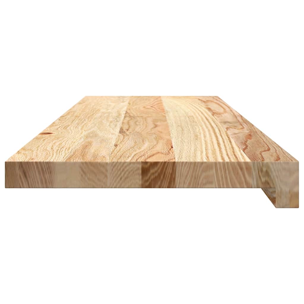 vidaXL Window Sills 2 pcs Untreated 80x30x2 cm Solid Wood Oak 5
