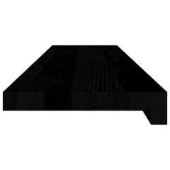 vidaXL Window Sills 2 pcs Brown Black 90x20x2 cm Solid Wood Oak 5