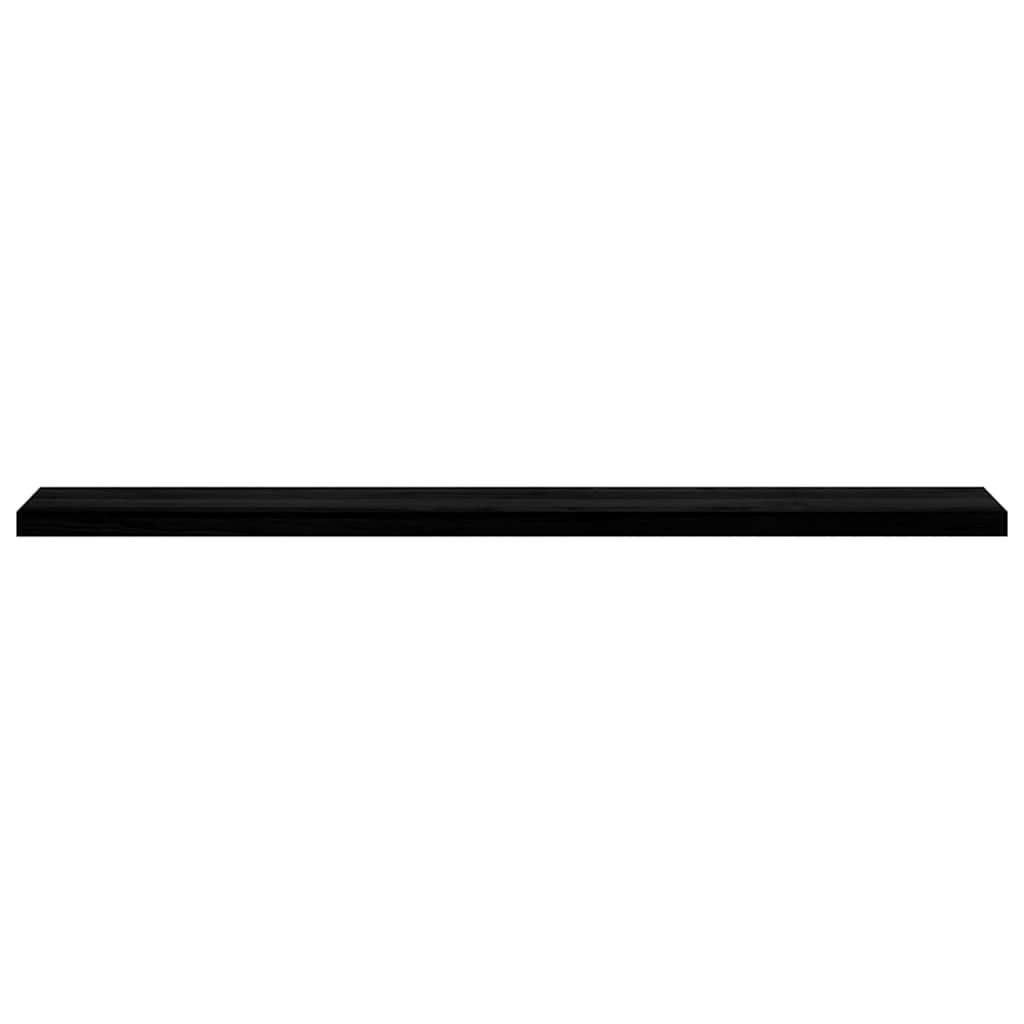 vidaXL Window Sills 2 pcs Brown Black 160x20x2 cm Solid Wood Oak 4