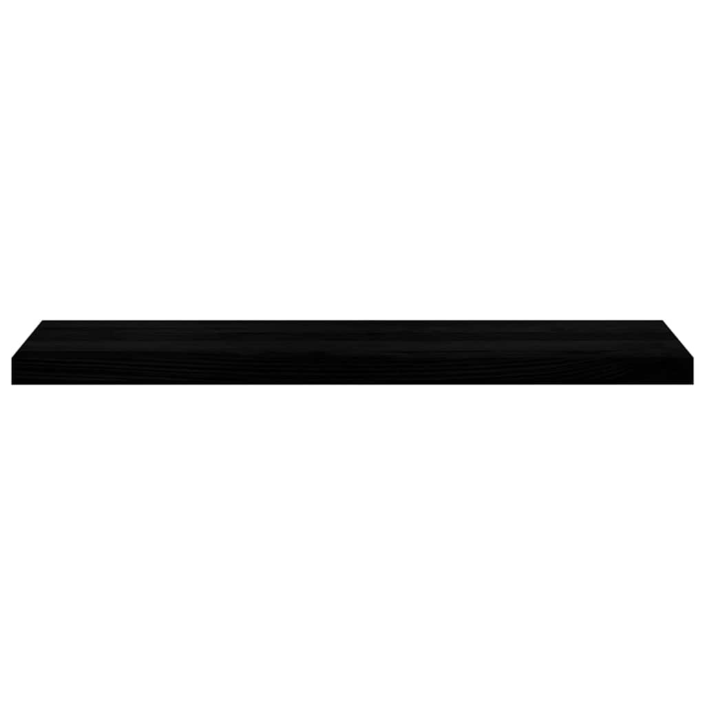 vidaXL Window Sills 2 pcs Brown Black 100x25x2 cm Solid Wood Oak 4