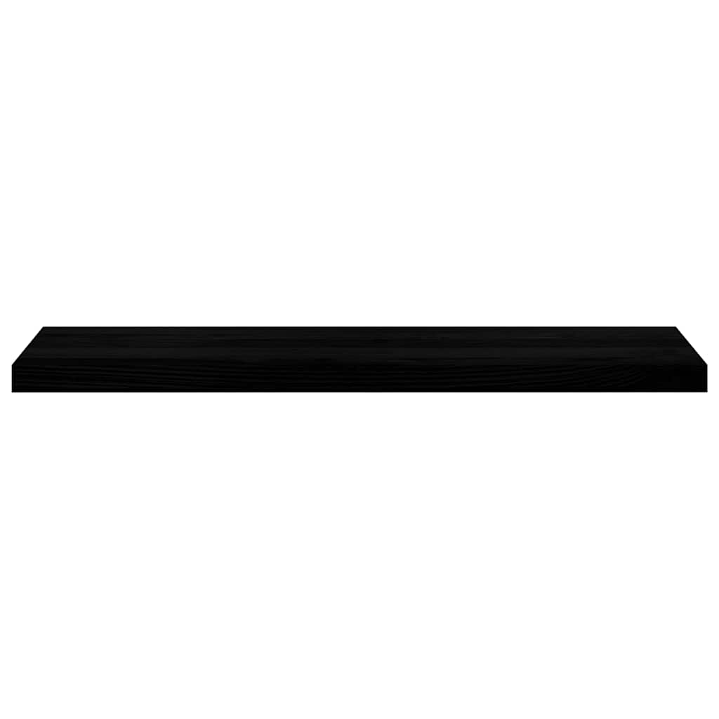 vidaXL Window Sills 2 pcs Brown Black 100x30x2 cm Solid Wood Oak 3