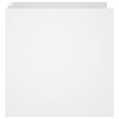 vidaXL Bedside Cabinet White 45x50x50 cm Engineered Wood 5