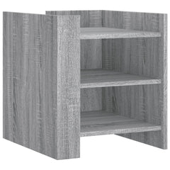 vidaXL Bedside Cabinet Grey Sonoma 45x50x50 cm Engineered Wood 2