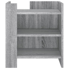 vidaXL Bedside Cabinet Grey Sonoma 45x50x50 cm Engineered Wood 4