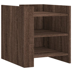 vidaXL Bedside Cabinet Brown Oak 45x50x50 cm Engineered Wood 2
