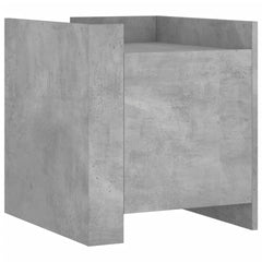 vidaXL Bedside Cabinet Concrete Grey 45x50x50 cm Engineered Wood 2