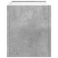 vidaXL Wall-mounted Bedside Cabinet Concrete Grey 45x30x35 cm 5