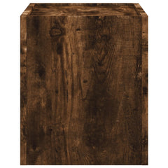 vidaXL Wall-mounted Bedside Cabinet Smoked Oak 45x30x35 cm 5
