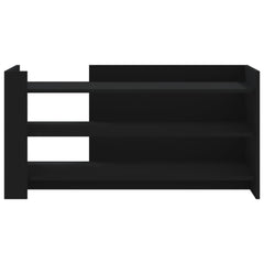 vidaXL Coffee Table Black 100x50x50 cm Engineered Wood 4