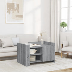 Coffee Table 80x50x50 cm Engineered Wood Grey sonoma 80 cm