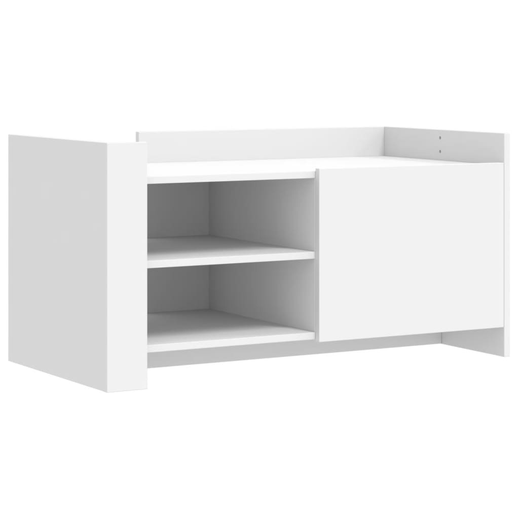 Coffee Table 80x50x50 cm Engineered Wood White 100 cm