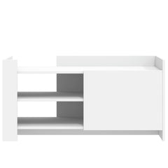 Coffee Table 80x50x50 cm Engineered Wood White 100 cm
