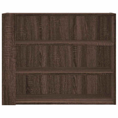 vidaXL Wall Cabinet Brown Oak 75x35x60 cm Engineered Wood 4
