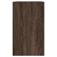 vidaXL Wall Cabinet Brown Oak 75x35x60 cm Engineered Wood 5