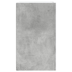 vidaXL Wall Cabinet Concrete Grey 75x35x60 cm Engineered Wood 5