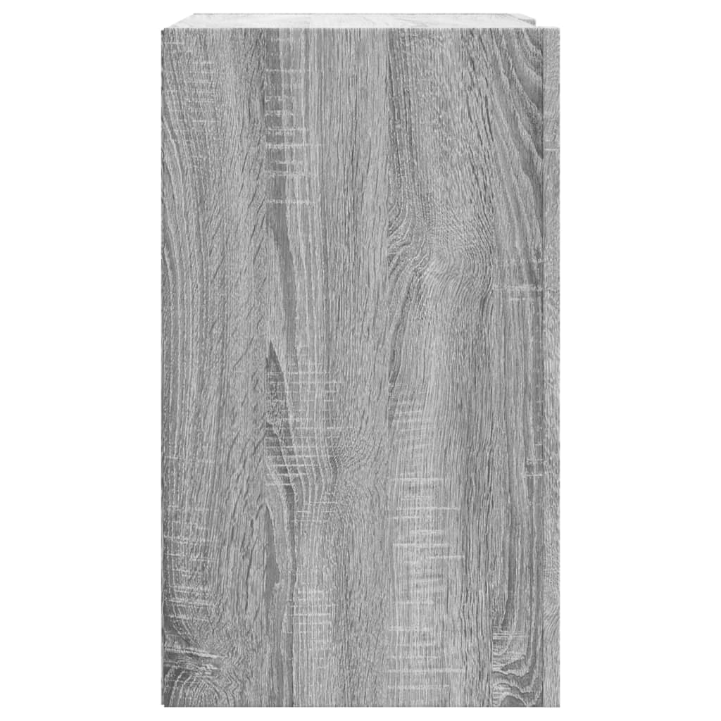 vidaXL Wall Cabinet Grey Sonoma 75x35x60 cm Engineered Wood 5
