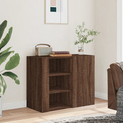 vidaXL Wall Cabinet Brown Oak 75x35x60 cm Engineered Wood 3