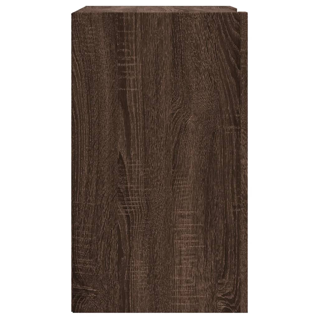 vidaXL Wall Cabinet Brown Oak 75x35x60 cm Engineered Wood 5