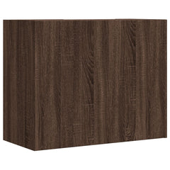 vidaXL Wall Cabinet Brown Oak 75x35x60 cm Engineered Wood 6