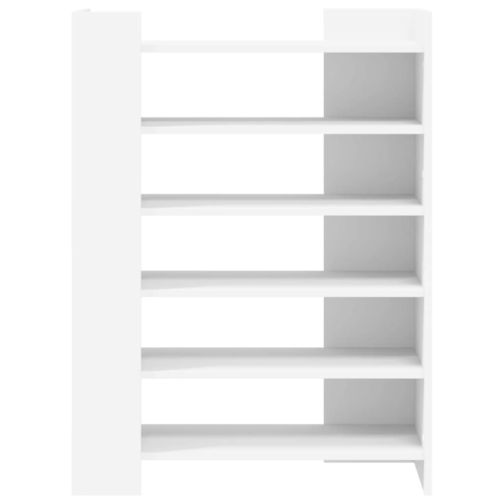 vidaXL Shoe Cabinet White 74.5x37.5x100 cm Engineered Wood 4