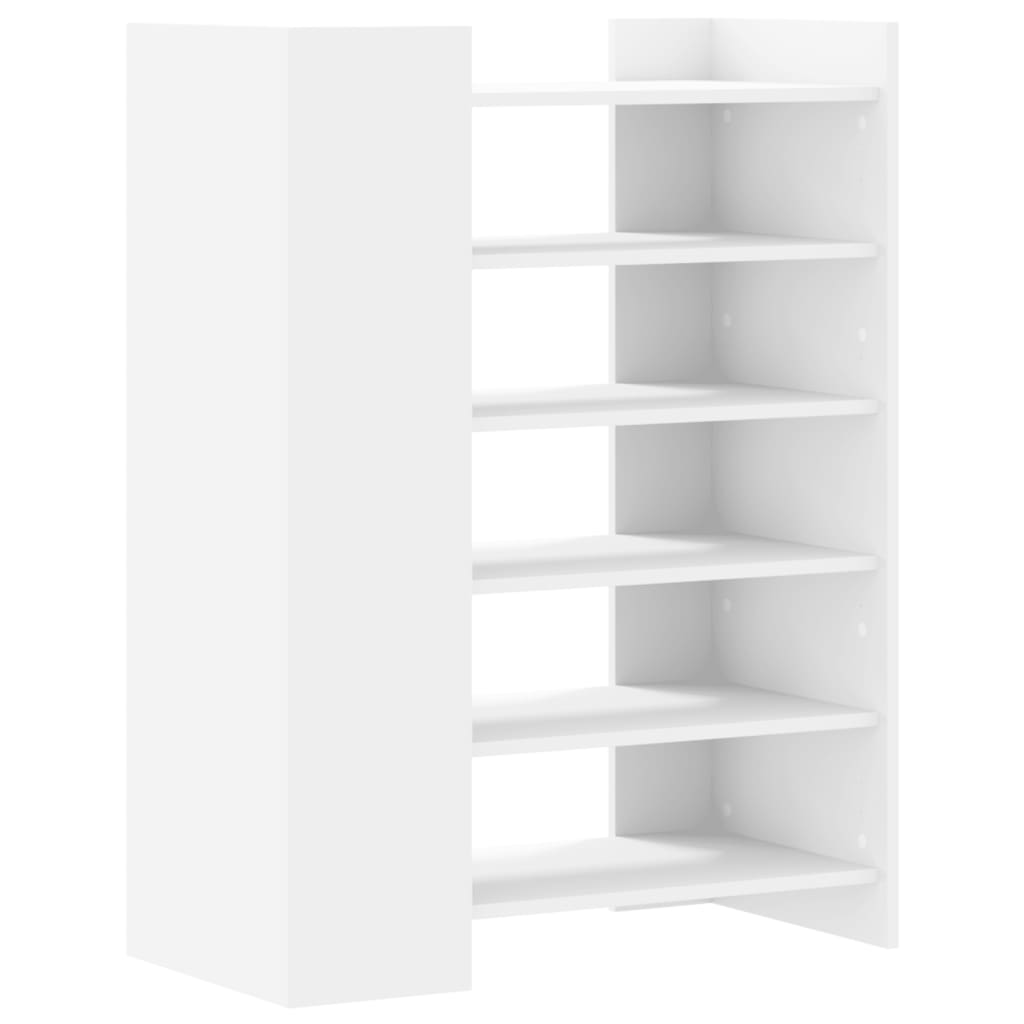 vidaXL Shoe Cabinet White 74.5x37.5x100 cm Engineered Wood 6