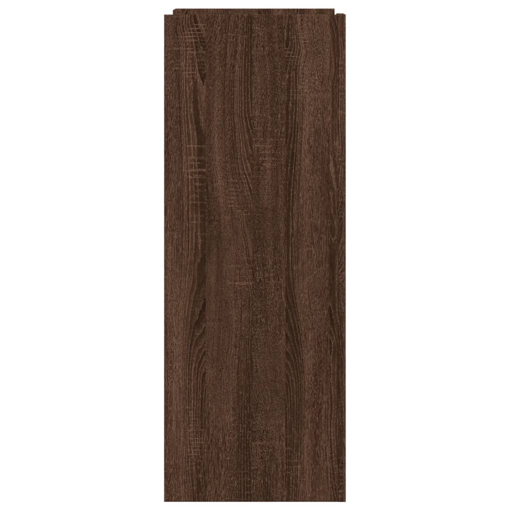 vidaXL Shoe Cabinet Brown Oak 74.5x37.5x100 cm Engineered Wood 5