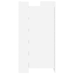 vidaXL Shoe Cabinet White 52x37.5x100 cm Engineered Wood 4