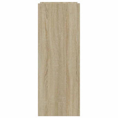 vidaXL Shoe Cabinet Sonoma Oak 52x37.5x100 cm Engineered Wood 5