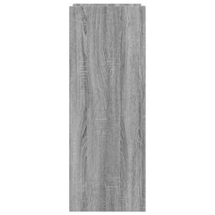 vidaXL Shoe Cabinet Grey Sonoma 52x37.5x100 cm Engineered Wood 5