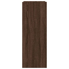 vidaXL Shoe Cabinet Brown Oak 52x37.5x100 cm Engineered Wood 5
