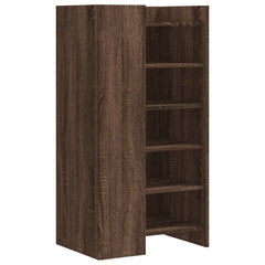 vidaXL Shoe Cabinet Brown Oak 52x37.5x100 cm Engineered Wood 6