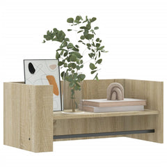 vidaXL Wall Shelf Sonoma Oak 70.5x35x30.5 cm Engineered Wood 3