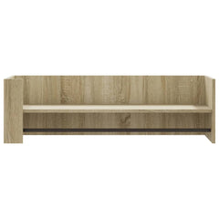 vidaXL Wall Shelf Sonoma Oak 100x35x30.5 cm Engineered Wood 4