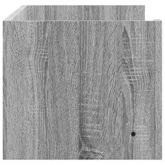 vidaXL Wall Shelf Grey Sonoma 100x35x30.5 cm Engineered Wood 5