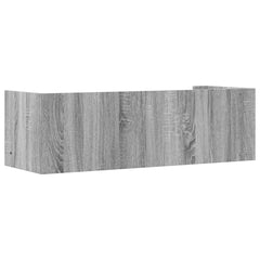 vidaXL Wall Shelf Grey Sonoma 100x35x30.5 cm Engineered Wood 6