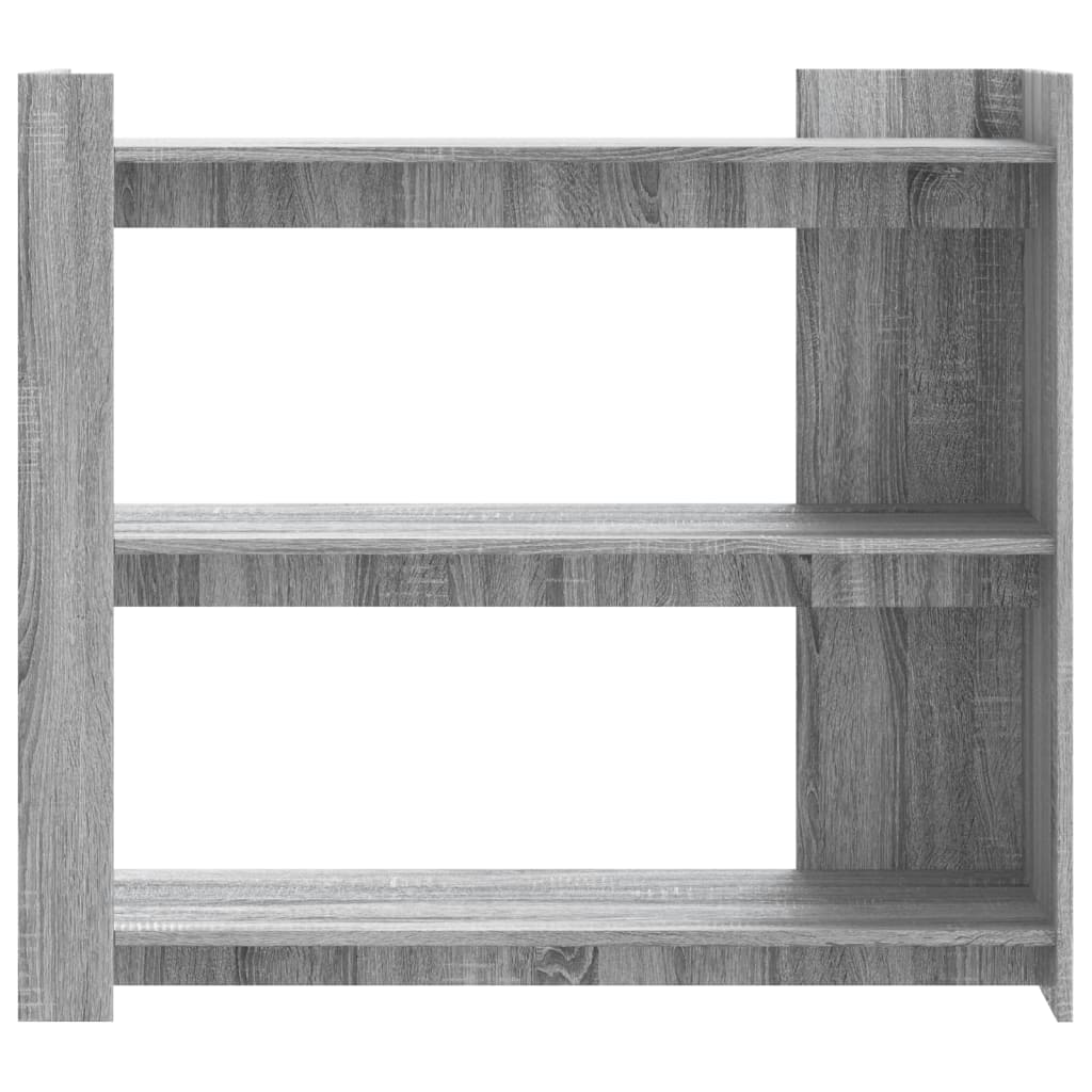 vidaXL Console Table Grey Sonoma 100x35x90 cm Engineered Wood 4