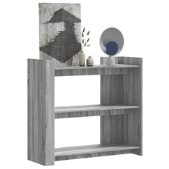 vidaXL Console Table Grey Sonoma 100x35x90 cm Engineered Wood 1